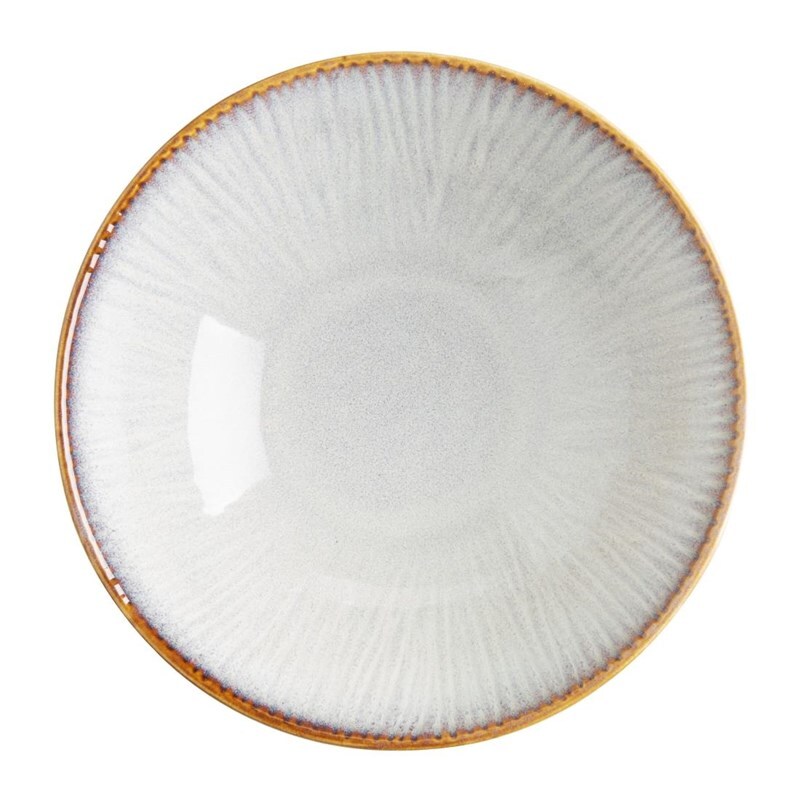 Olympia Drift Grau Geprägte Coupe-Schalen 205mm (4er Pack)