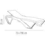 thumbnail of Resol MARINA CLUB Set 2 Tumbona Exterior Estructura Wengue - Textilene Chocolate