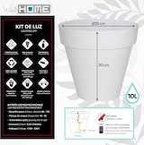 thumbnail of WellHome - "Ale-x Collection" Blumentopf, Ø35x30cm, weiß
