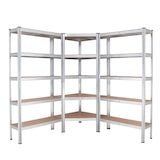 thumbnail of Regalsystem 3-teilig - 1x Eckregal 180x75x75x30x30 cm & 2x Lagerregal 180x90x30 cm 2625 kg