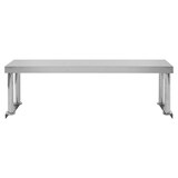 thumbnail of Helloshop26 - Keukenwerktafel met plank 120 x 60 x 120 cm roestvrij staal 02_0001919