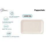 thumbnail of Pappschalen klein, weiß 3.000 Stk, to go, take away, biologisch abbaubar, nachhaltig, 100% Frischfaser