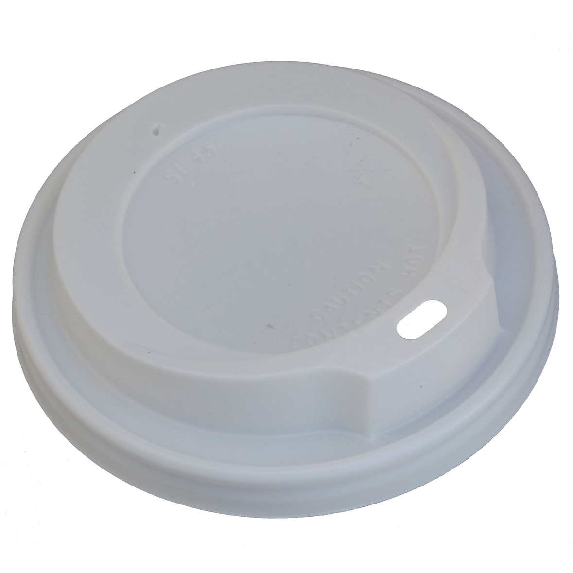 500x  Coffee to Go Deckel weiß 80mm für Pappbecher 0,2 - 0,3