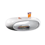 thumbnail of SalesFever salontafel ovaal | hoogglans gelakt | glasvezel | B 100 x D 70 x H 32 cm | wit