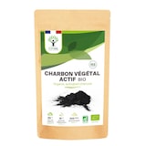 thumbnail of Charbon végétal actif bio en poudre - Digestion Ventre Plat - Colorant alimentaire Noir - Made in France - Certifié Ecocert - sachet de 50g