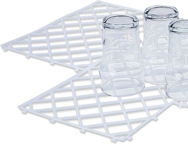 Barprofessional Glasmat schakelbaar Transparant 30 x 20 cm