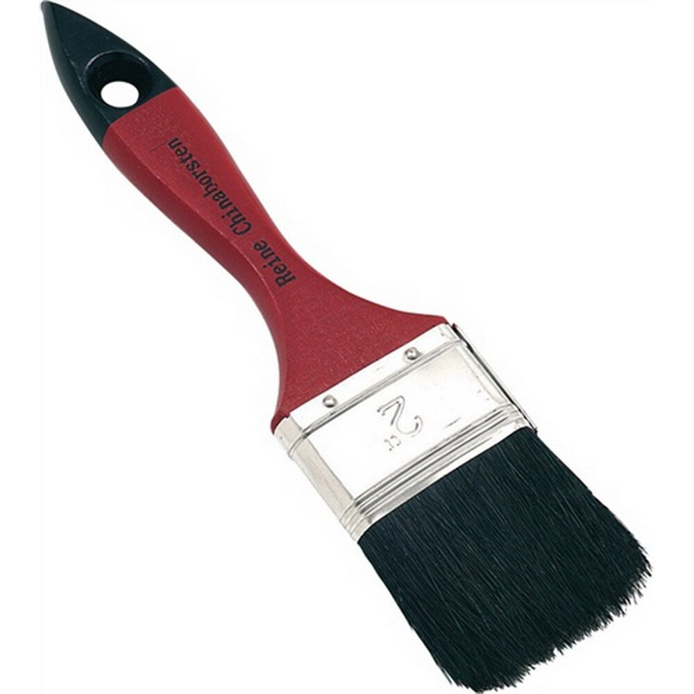 Lackierpinsel 1Zoll B.25mm flach schwarze Mischborste Industriequalität