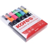 thumbnail of Pack de 6 Rotuladores de Tiza Líquida Borrable RT1 Colores Surtidos KORES