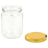 thumbnail of vidaXL Jampotten met goudkleurige deksels 48 st 230 ml glas