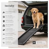 thumbnail of tectake Rampe pour chien Paw Step Auto, pliable et antidérapante, jusqu'à 90kg  Noir