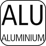 thumbnail of APS 36006 Eisbox/ Eiswürfelbehälter, Ø 27 cm, Höhe 20 cm, Aluminium schwarz, Innenbehälter für 300 Eiswürfel, Volumen 6 Liter
