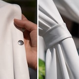 thumbnail of astreea Igloo Terrassenpavillon Model L mit Baldachin Bezug, weiss, wasserabweisend