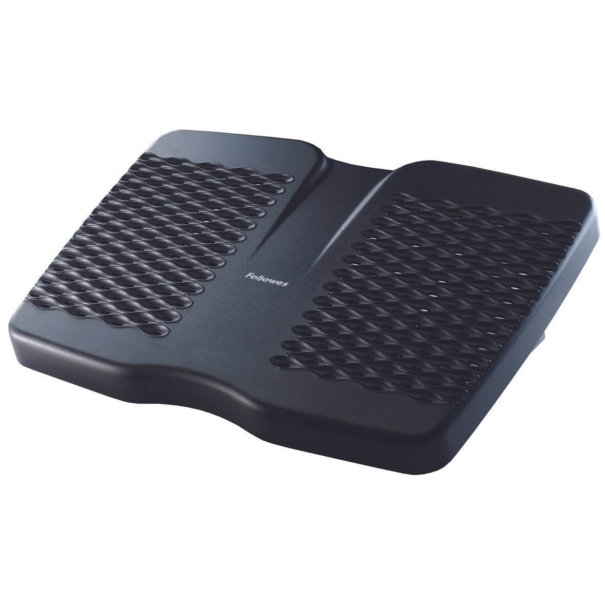 Fellowes Reposapiés Refresh™, ergonómico y regulable en altura, eleva pies y piernas para aliviar la presión en la zona lumbar, color Negro