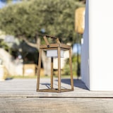 thumbnail of Lumisky Verona 30 cm hohe, batteriebetriebene Solarlaterne Aluminium Braun