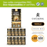 thumbnail of Café en Capsules Aluminium - Café Royal Pro | 100 Dosettes - Compatibles avec les Machines à café Nespresso®* Alu à usage Domestique - SAVEUR VANILLE