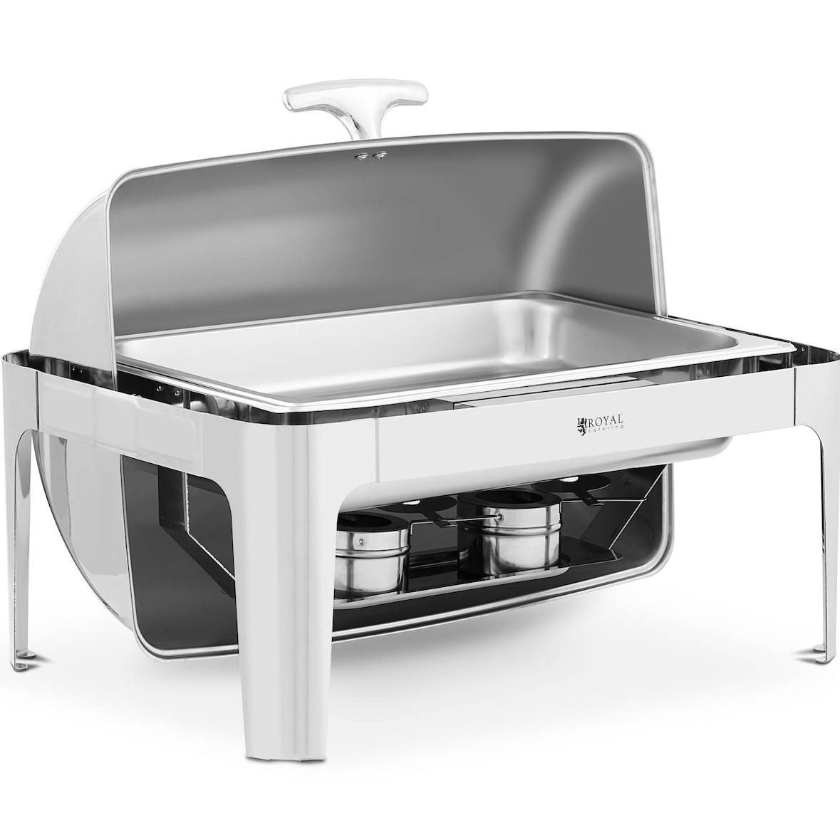 Royal Catering Chafing Dish - GN 1/1 -  - 8,5 L - 2 contenedores de combustible - Rolltop