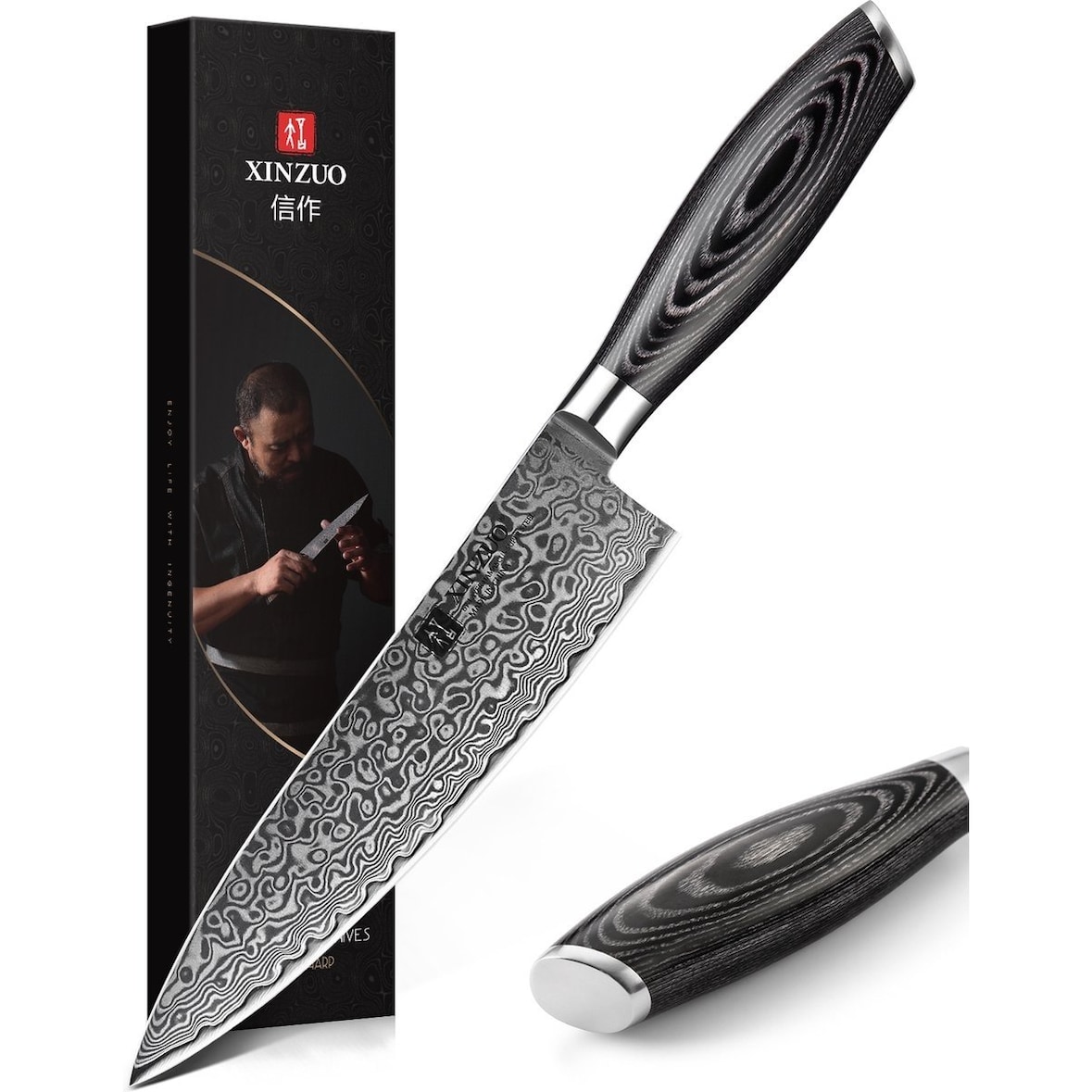 XinZuo - Damascus Koksmes - B20 Ya series