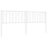 thumbnail of vidaXL Kopfteil Metall Weiß 193 cm