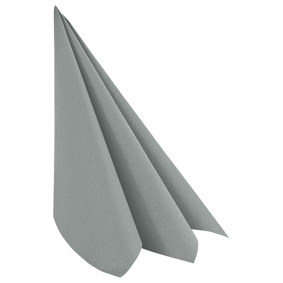 100x Servietten Airlaid 40x40cm 1/4 -Falz stoffähnlich hochwertig grau