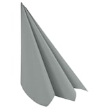 thumbnail of 100x Servietten Airlaid 40x40cm 1/4 -Falz stoffähnlich hochwertig grau