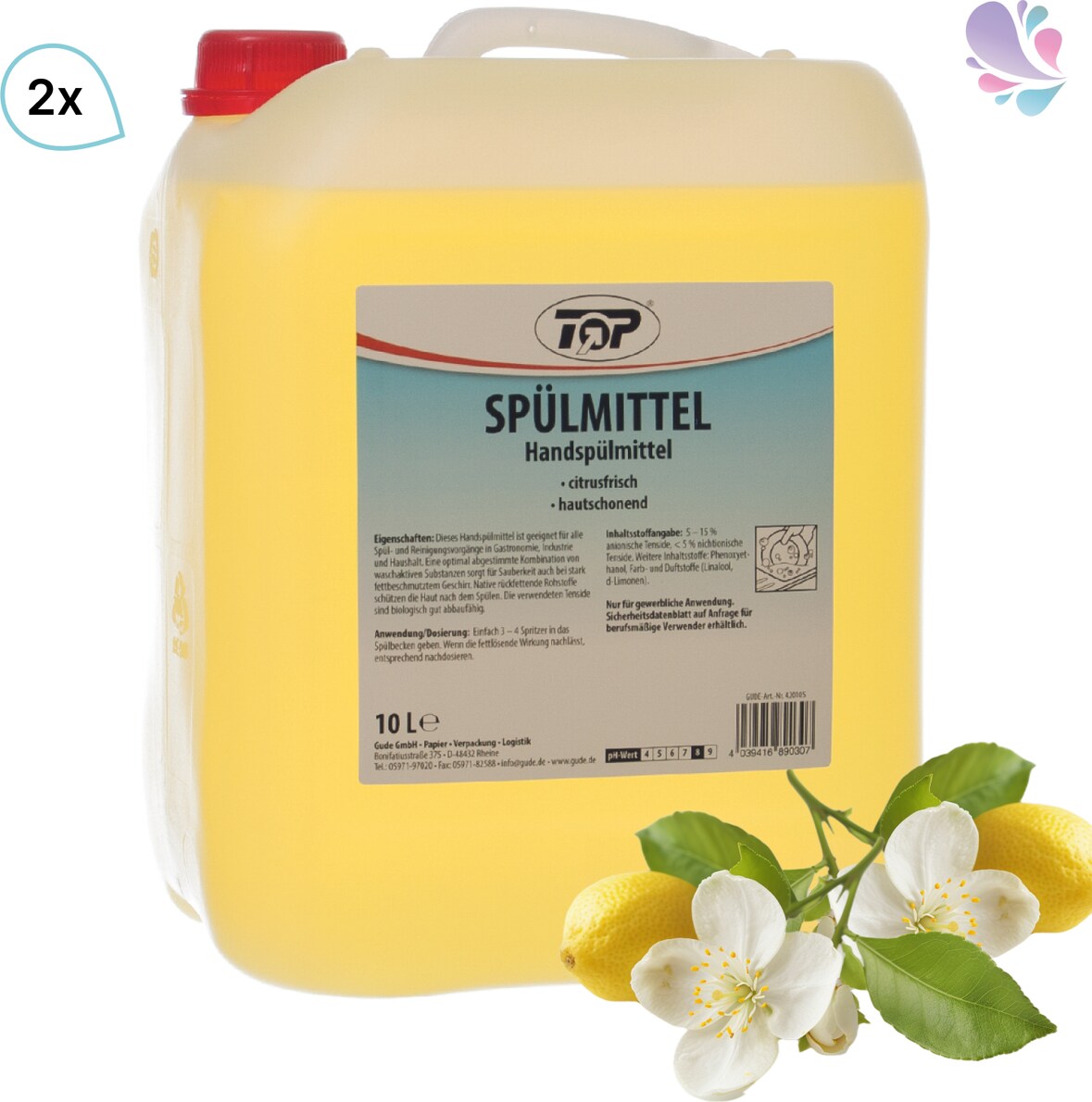 Handspülmittel Pro Val Citro, citrusfrisch, pH-neutral, universell einsetzbar, Kanister 20l