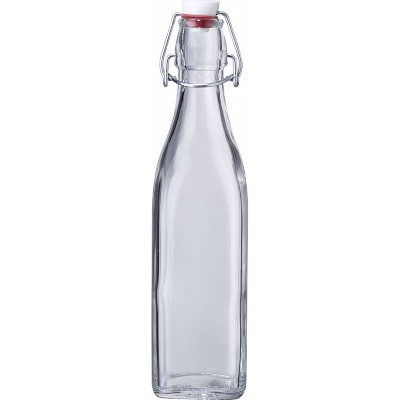 Bormioli Glasflasche mit Bügelverschluß Swing, transparent, 0.25 l