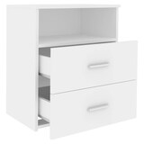 thumbnail of Tables de chevet 2 pcs Blanc 50x32x60 cm