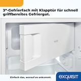 thumbnail of Exquisit Kühlschrank KS117-3-040D weiss | 81 L Volumen | Kühlschrank mit Gefrierfach freistehend | Gemüsefach