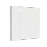 thumbnail of Cama francesa dobrável vertical Versia Sofà 140 com guarda-roupa de 1 porta esquerda em branco