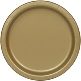 thumbnail of 20 kleine runde Teller gold