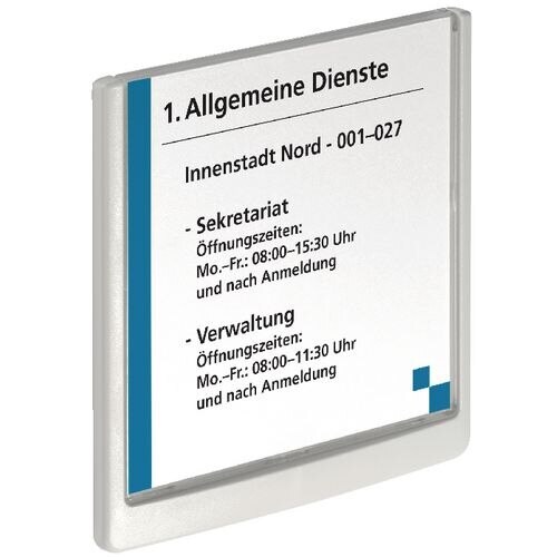 DURABLE Türschild Kunststoff 14,9 x 14,9 cm