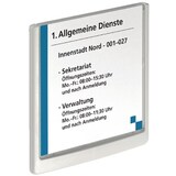 thumbnail of DURABLE Türschild Kunststoff 14,9 x 14,9 cm