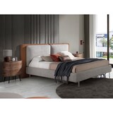 thumbnail of Angel Cerdá  Bett aus Stoff, Kunstleder und Stahl 7123C