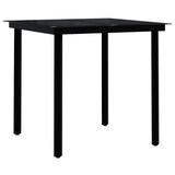 thumbnail of Helloshop26 - Conjunto de comedor de jardín exterior de 5 piezas muebles grises y negros 02_0013797