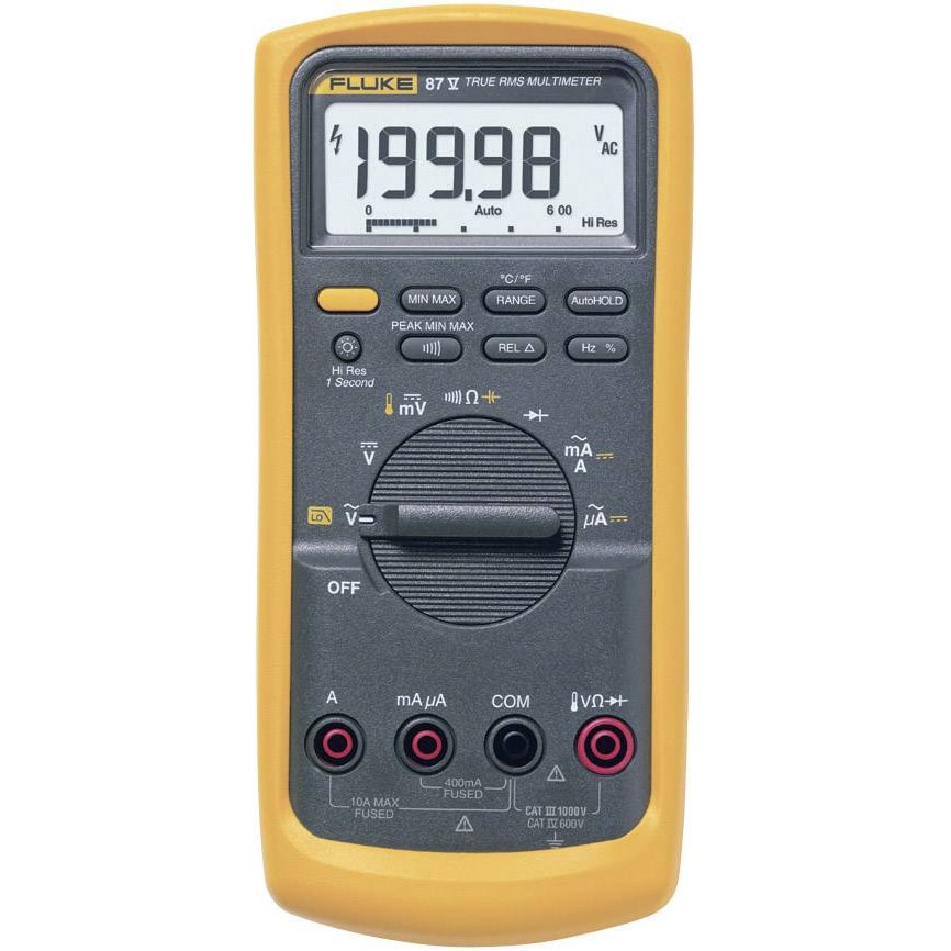 Fluke 87V/EUR Hand-Multimeter digital CAT III 1000 V, CAT IV 600 V Anzeige (Counts): 20000 3947858