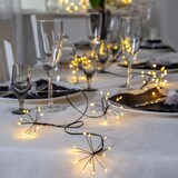 thumbnail of LED Lichterkette Blume 96 Tautropfen LED 8 Blüten Batterie 2,1m Timer