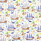 thumbnail of Home Fashion, Pirates, Lunch-Servietten aufgefaltetes Maß 33 cm x 33 cm, im Viertelfalz, 20 Stück pro Pack