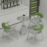 thumbnail of Couchtisch, Kaffeetisch, Gastronomietisch, Esstisch, Bistrotisch, Industrietisch, Runder Tisch aus Edelstahl L60 x H75 cm【CJ-YY60】