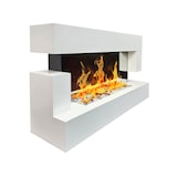thumbnail of Chemin'Arte Elektrischer Wandkamin QUARTZ 121 cm mit LED-Flammeneffekt - 239