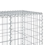 thumbnail of vidaXL Gabione mit Deckel 1000x100x100 cm Verzinktes Eisen