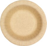 thumbnail of MONOUSO - Prato Fundo de Cartão Anti-Gordura Kraft Ø19cm 245g/m² (500 Uds)