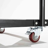 thumbnail of 13 tables pliantes ronde 150 cm et chariot de transport noir - Oviala