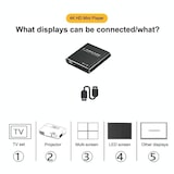 thumbnail of Passerelle Multimédia 4K USB HDMI Audio Vidéo 4G Stockage Lecture Automatique Noir YONIS