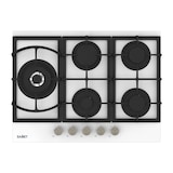 thumbnail of Piano cottura Samet Dafne70 a gas da incasso 5 fuochi 70 cm in vetro bianco