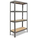 thumbnail of shelfplaza PRO 180x90x40 cm Schwerlastregal in grau mit 4 Böden und 200 kg Traglast pro Boden