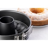 thumbnail of Dr. Oetker Molde Redondo para Roscos Y Tartas, Molde Desmontable 24 Cm con Doble Base, Acero con Revestimiento Especial Antiadherente, Color Negro, 1