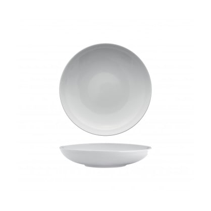 Assiette creuse Siviglia 22 cm blanche