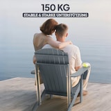 thumbnail of Outsunny - Adirondack Gartenstuhl - B97 x T72,5 x H93 cm - dunkelgrau