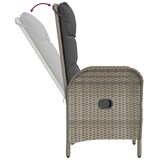 thumbnail of vidaXL 5-tlg. Garten-Essgruppe mit Kissen Schwarz und Grau Poly Rattan