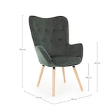 thumbnail of Bob Gardens Poltrona di design moderno in Velluto - ANNA